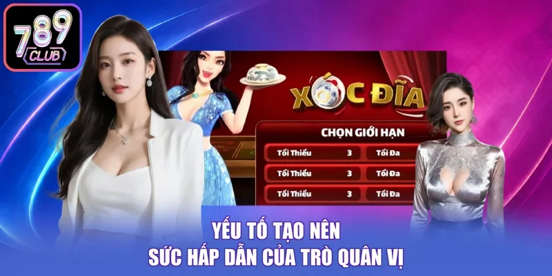 Yếu tố tạo nên sức hấp dẫn của trò quân vị